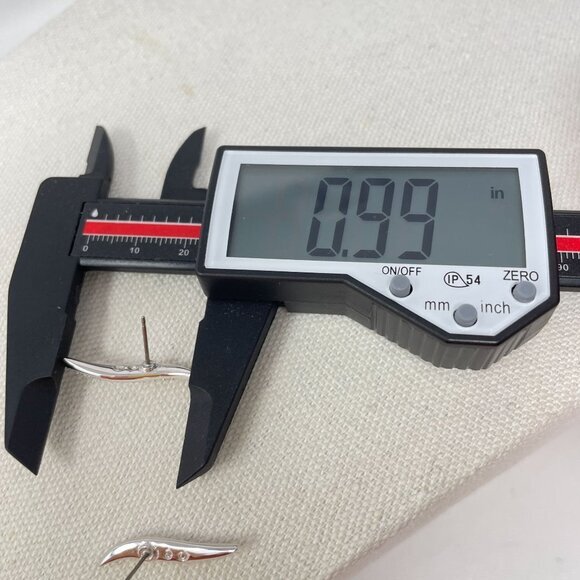 Swarovski‎ Signed S-Curve Earrings Pave Crystal 80s Vintage Silver-Tone Classic - Picture 9 of 9